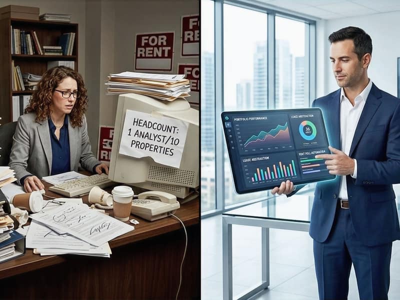 Real estate team collaborating